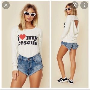 Chaser I Love My Rescue sweater